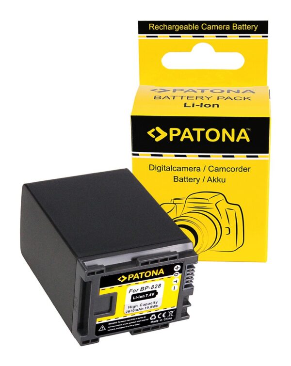 Battery Canon HF-G30 Canon XA20 Canon XA25 Canon BP-828