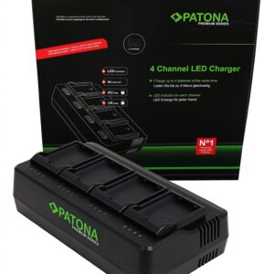 Premium 4-fold Charger EN-EL15 Nikon D600 D750 D800 D810 D810A D7000 D7100 D7200 D7500